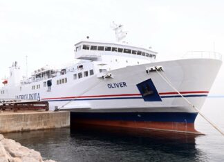 Trajekt OLIVER – Prva Službena Plovidba SPLIT – VELA LUKA